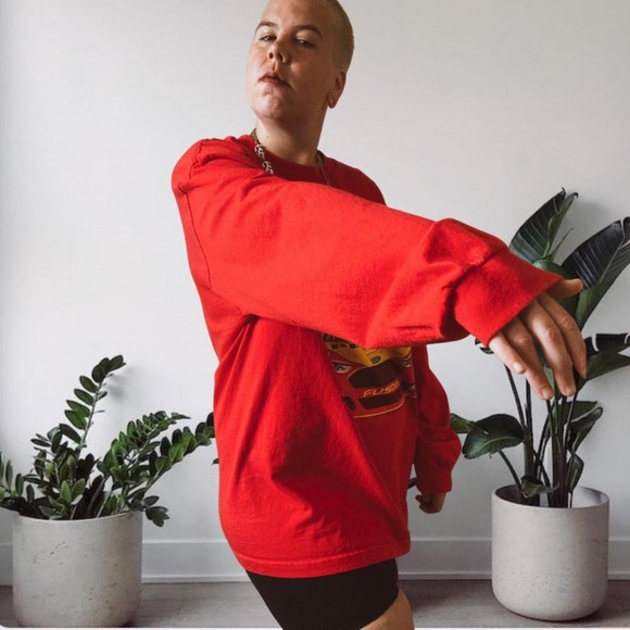 NASCAR Retro Joey Logano 22 Long sleeve Unisex Graphic Tee Red 2XL - Picture 3 of 8